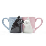 Kissing Cat Lovers Coffee Mugs