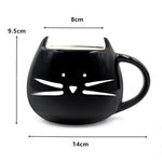 Cat Shaped Coffee Mug with Ears