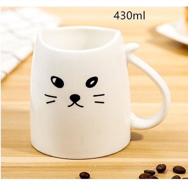 Cat Shaped Coffee Mug with Ears