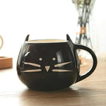 Cat Shaped Coffee Mug with Ears