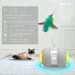 Interactive Robotic Cat Wheel Teaser Toy