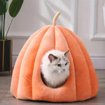 Pumpkin Cat Cave Bed