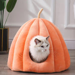 Pumpkin Cat Cave Bed