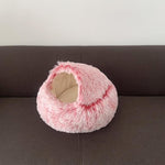 Round Cat Cave Bed