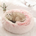 Round Cat Cave Bed