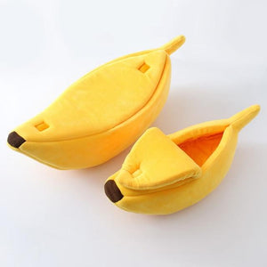 Banana Shaped Cat Bed