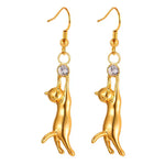 Chic Cat Charm Earrings