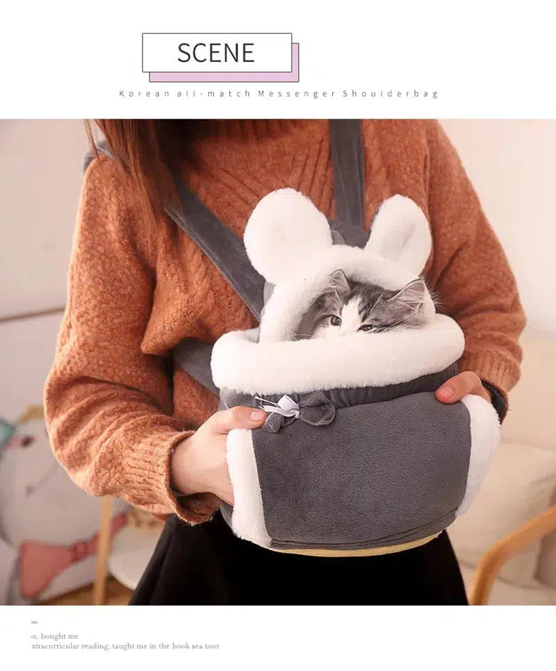 Cozy Kitty Cat Hanging Chest Bag