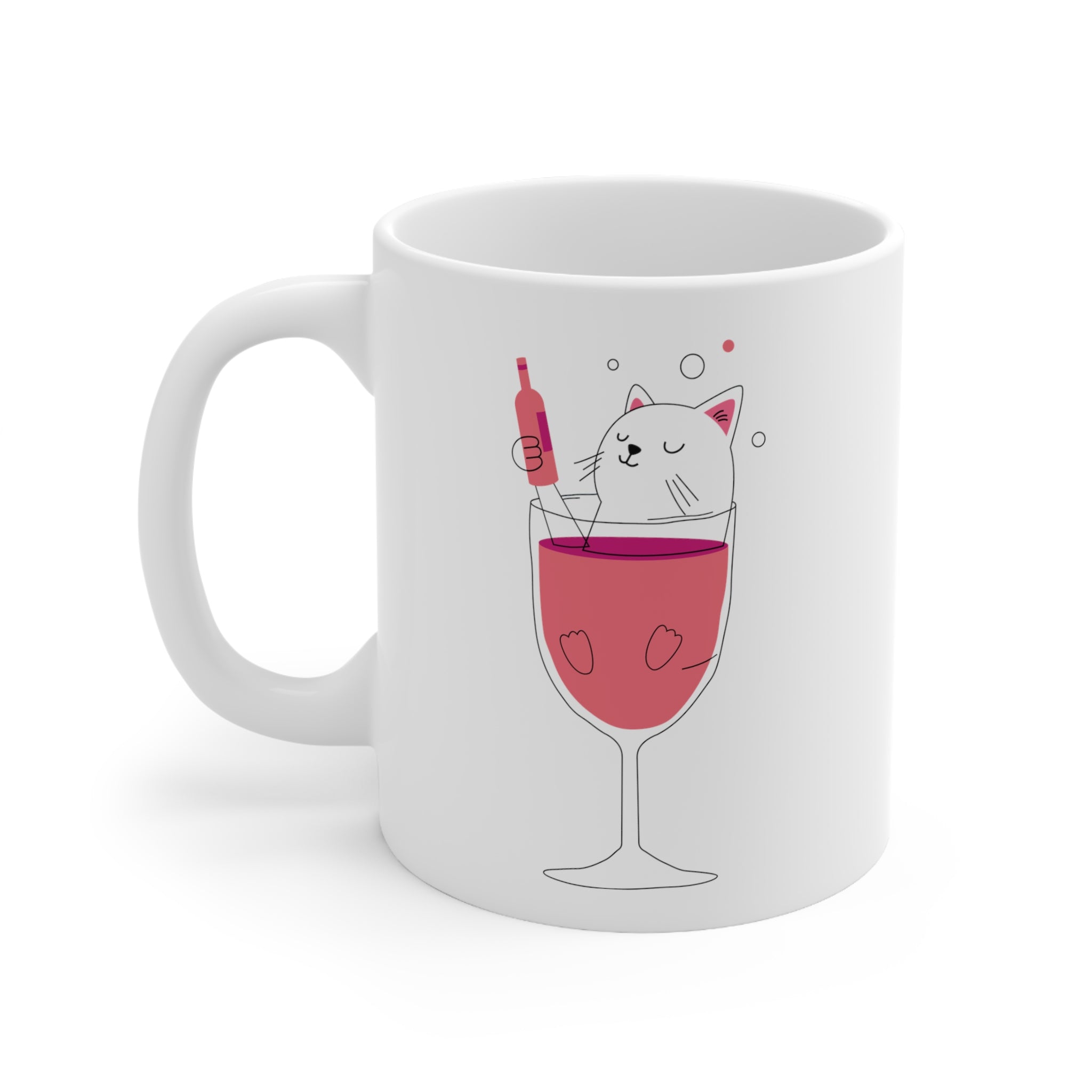 "I Love My Cat" - Cat Coffee Mug 11oz