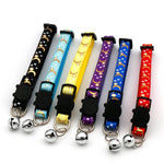 Star and moon cat collar color selection