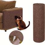 Brown scratching mat roll and sofa-panel example