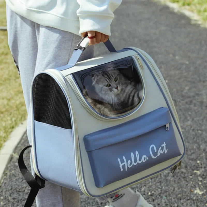 "Hello Cat" Backpack for Cats