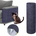 Dark gray scratching mat roll and sofa-panel example