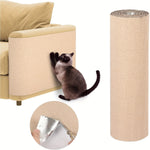 Beige scratching mat roll and sofa-panel example