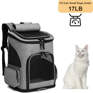 Large Expandable Cat Backpack - I Love Kittys