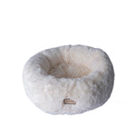 Armarkat Small plush cuddler bed with a rounded raised edge and cushioned center