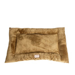 Sage Green Armarkat velvet cat mat with a low cushioned border