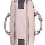 Top view of the Aimee carrier showing the mesh panel, double zippers and handles