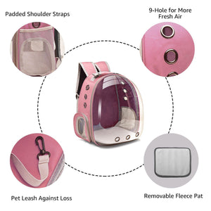 Bubble Cat Backpack Carrier - Clear Capsule