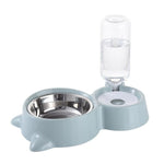 Cat Food Feeder with Water Dispenser