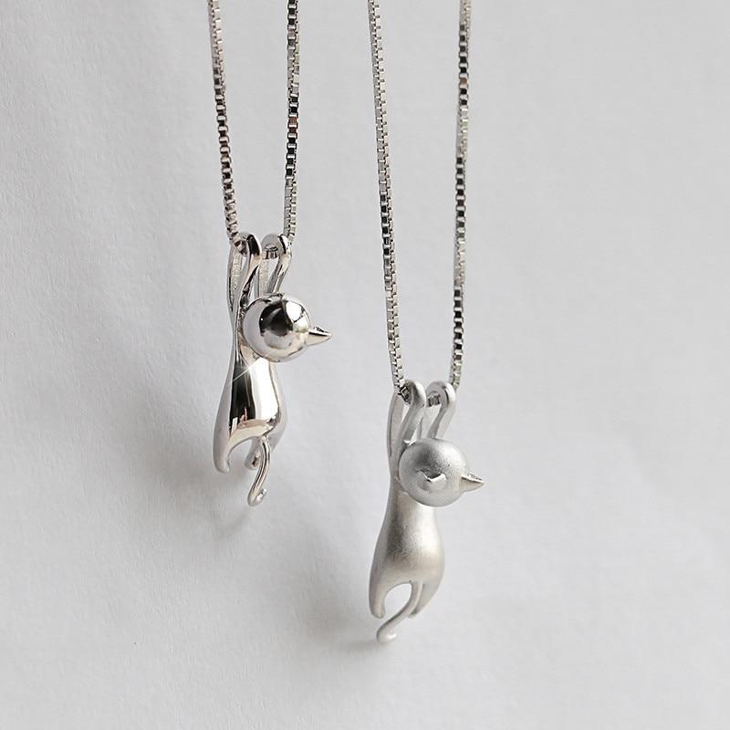 Cute Kitty Cat Charm Necklace