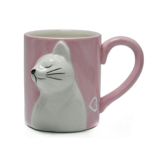 His and Hers Cat Lovers Coffee Mugs