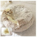 Round Cat Cave Bed - I Love Kittys